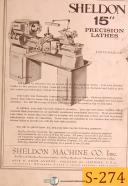 Sheldon 15", Lathe Parts Manual
